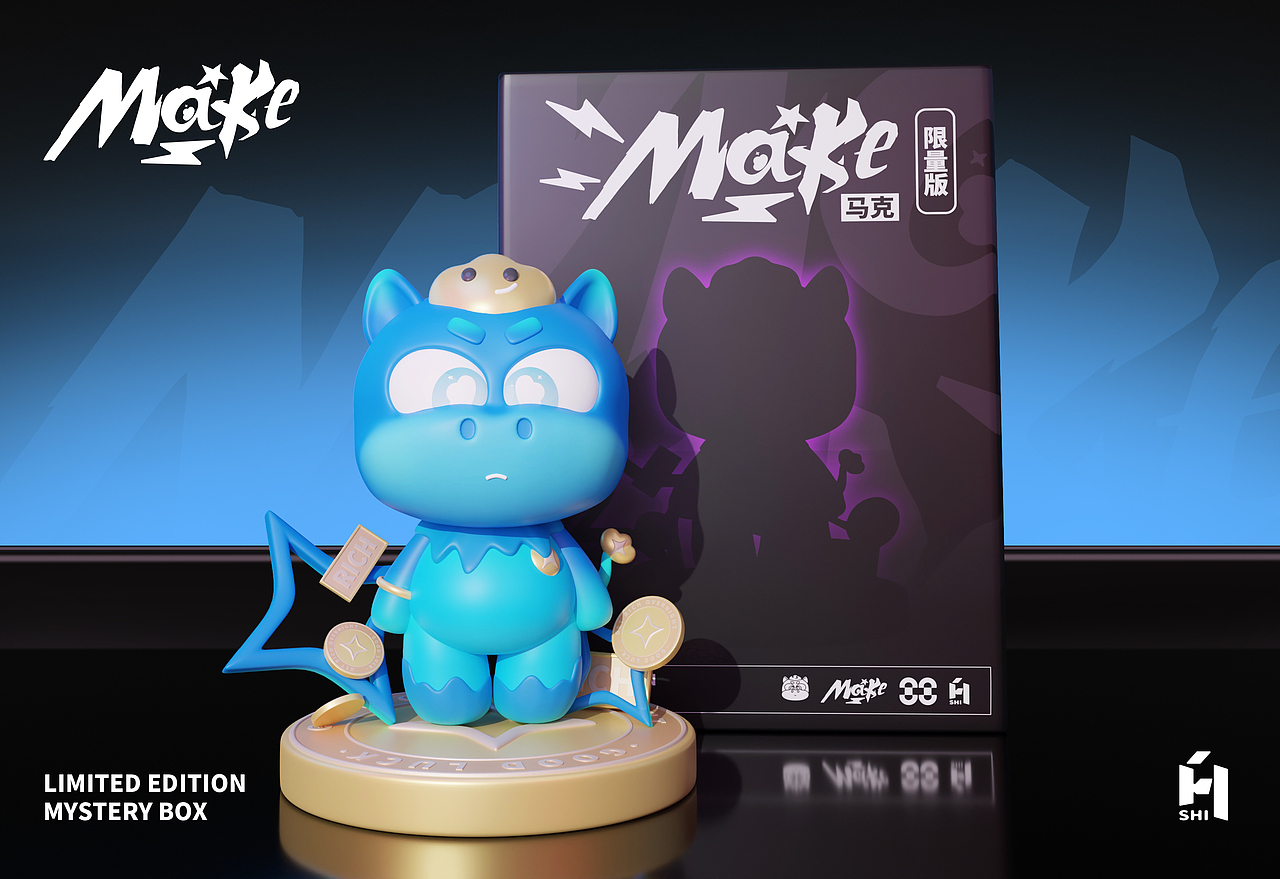 马年IP设计-MAKE马克2.0（图ZMzk1MDYxOTYw） - 宣传物料 - 站酷设计师白獅原创素材 - 站酷ZCOOL