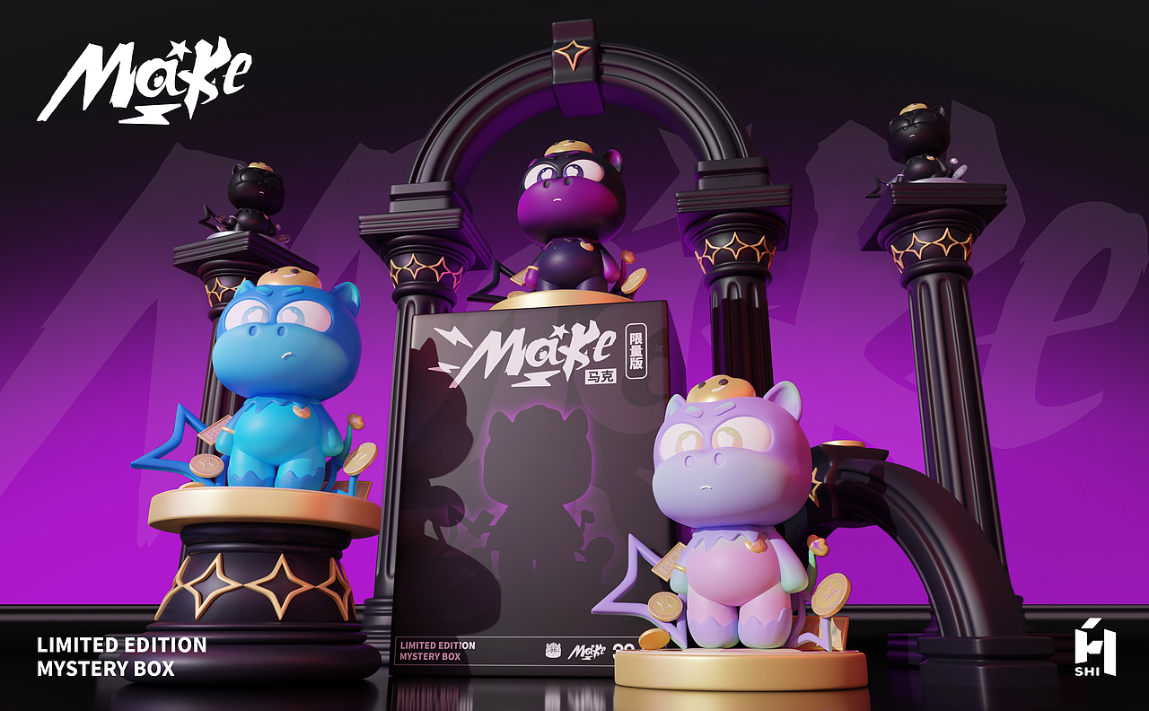 马年IP设计-MAKE马克2.0（图ZMzk1MDYxOTg4） - 宣传物料 - 站酷设计师白獅原创素材 - 站酷ZCOOL