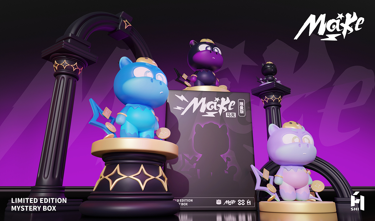 马年IP设计-MAKE马克2.0（图ZMzk1MDYxOTg0） - 宣传物料 - 站酷设计师白獅原创素材 - 站酷ZCOOL