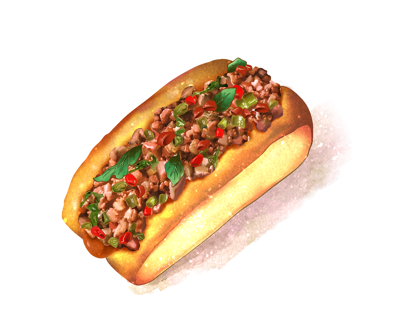 菜品手绘插画（图ZMzk1MDYzNzA0） - 商业插画 - 站酷设计师焱麟画司原创素材 - 站酷ZCOOL