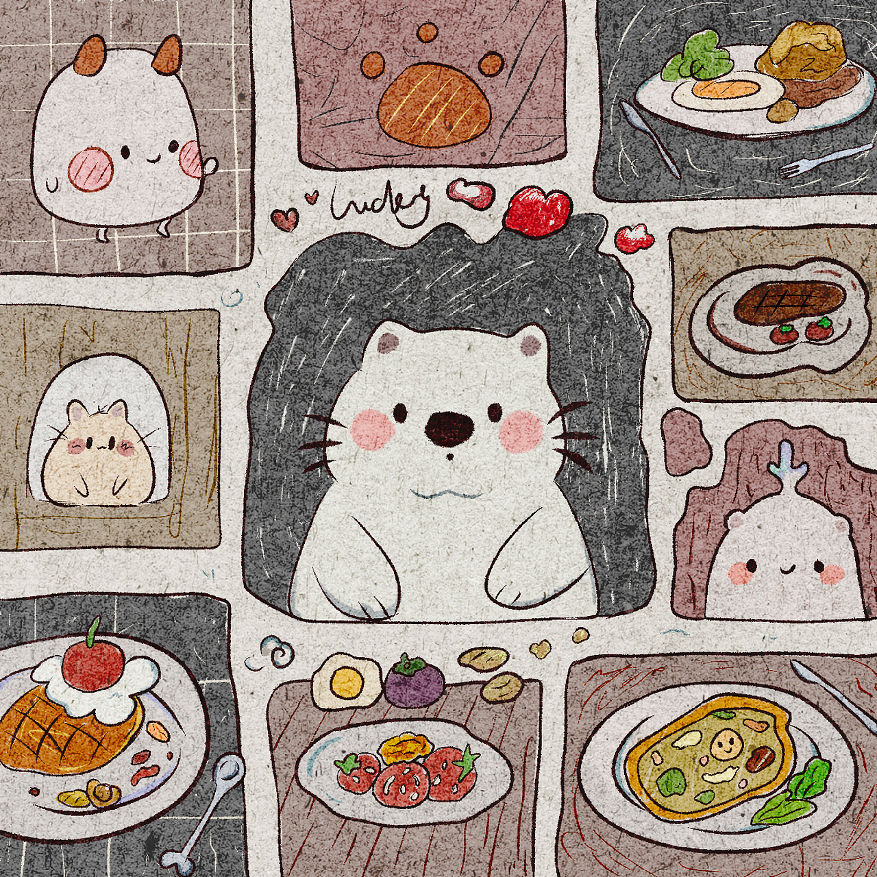 内心世界插画系列 | 合集1（可授权）