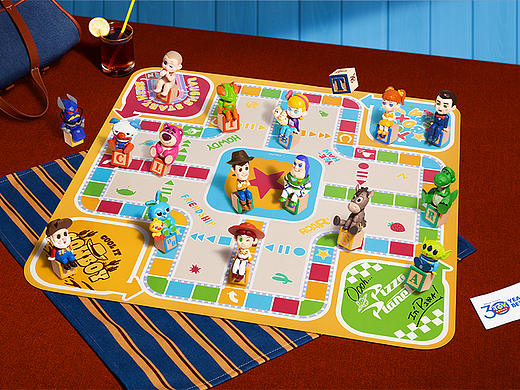 名创优品MINISO｜玩具总动员30周年｜飞行棋盲盒系列