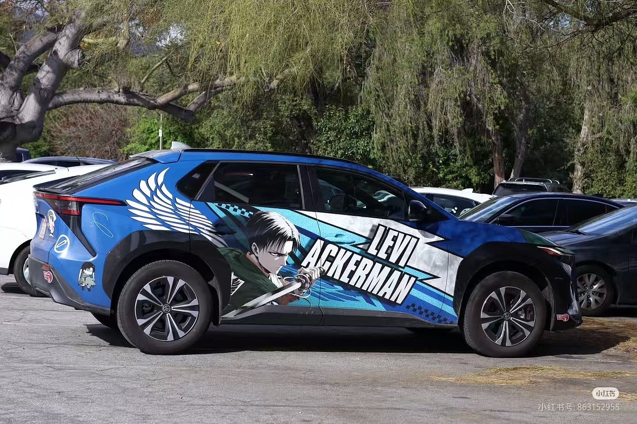 痛車設(shè)計(jì)-進(jìn)擊的巨人-利威爾·阿克曼（圖ZMzk1MDgwODY0） - 其他平面 - 站酷設(shè)計(jì)師震東Daniel原創(chuàng)素材 - 站酷ZCOOL