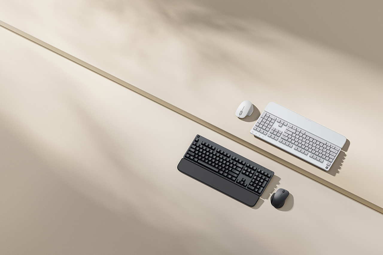 【渲染】小米无线键鼠套装