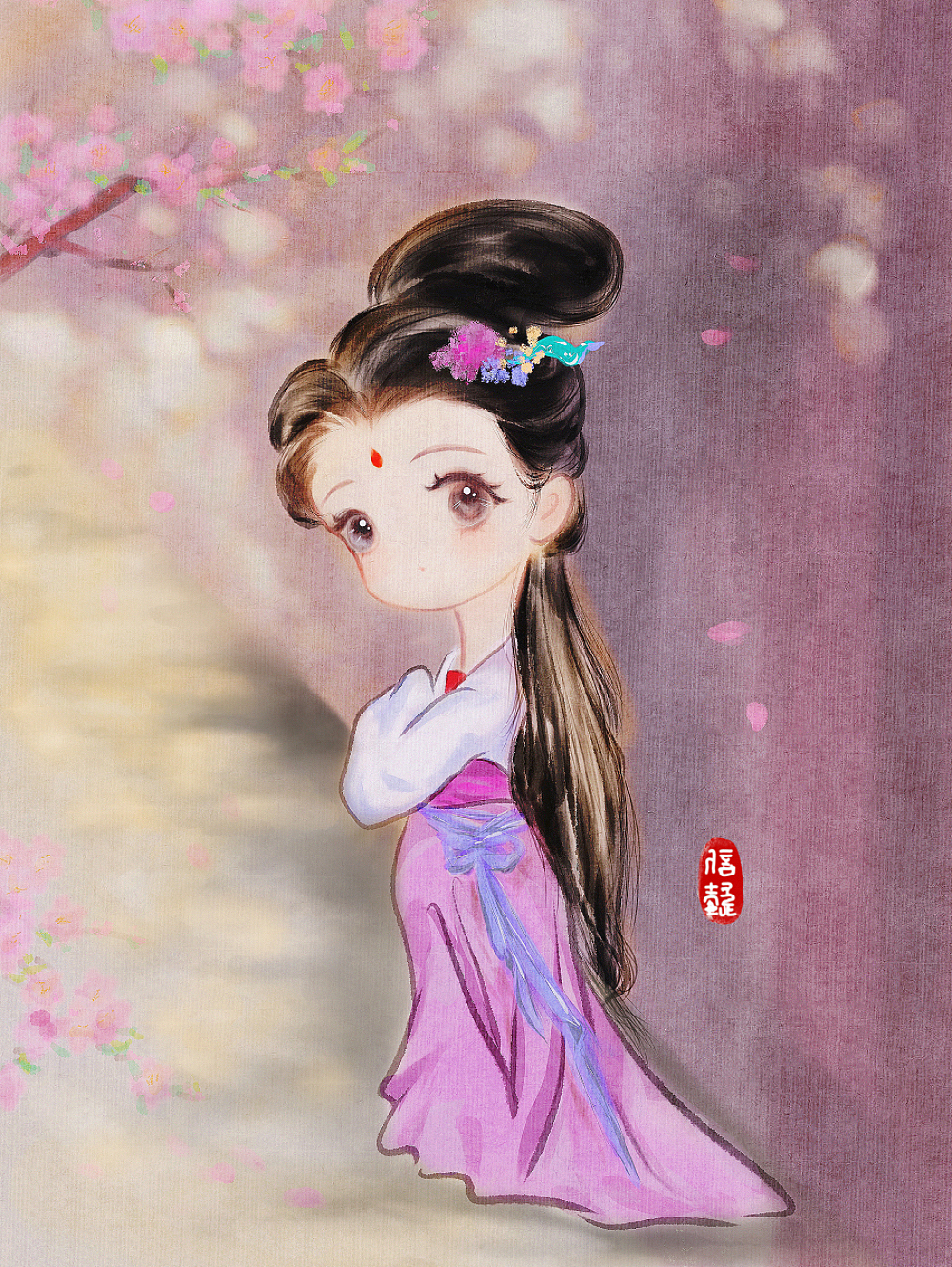 【萌萌水墨】系列插画