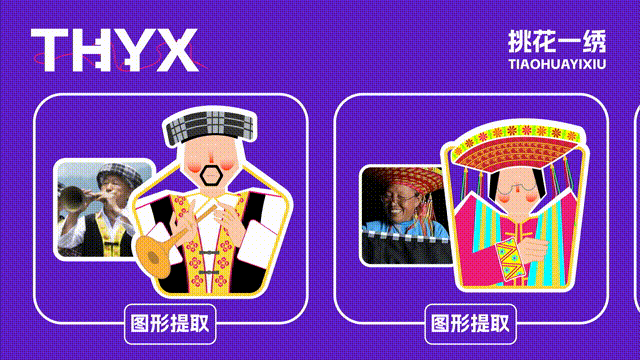 湖南隆回花瑶挑花文创作品《挑花一绣》