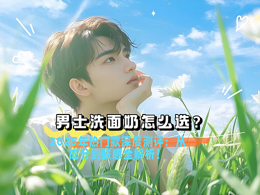 男士洗面奶怎么选？2025年热门款深度测评：从成分到肤感全解析！
