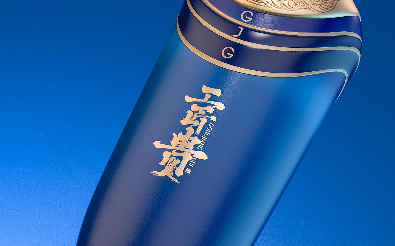 蓝境酝匠韵,金辉载时光