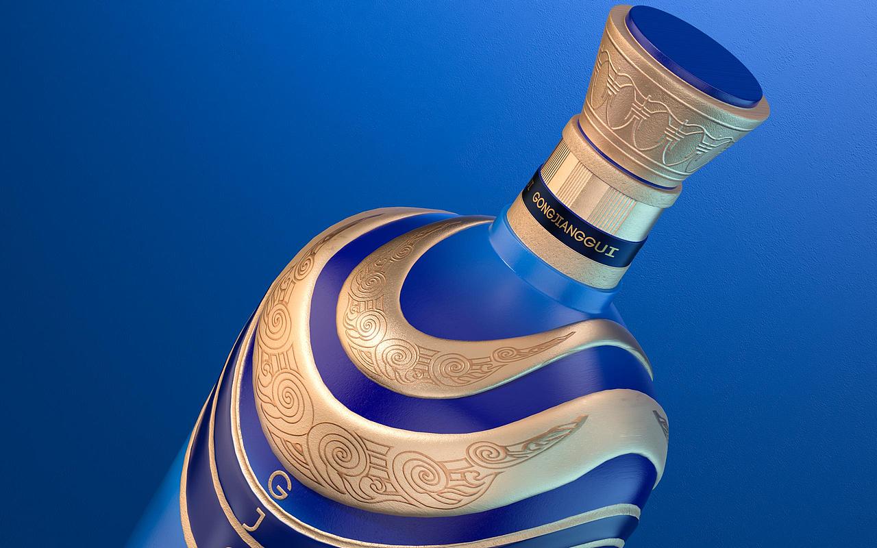 蓝境酝匠韵,金辉载时光