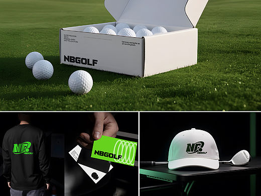 NB GOLF 全案品牌设计，让热血与果岭共舞