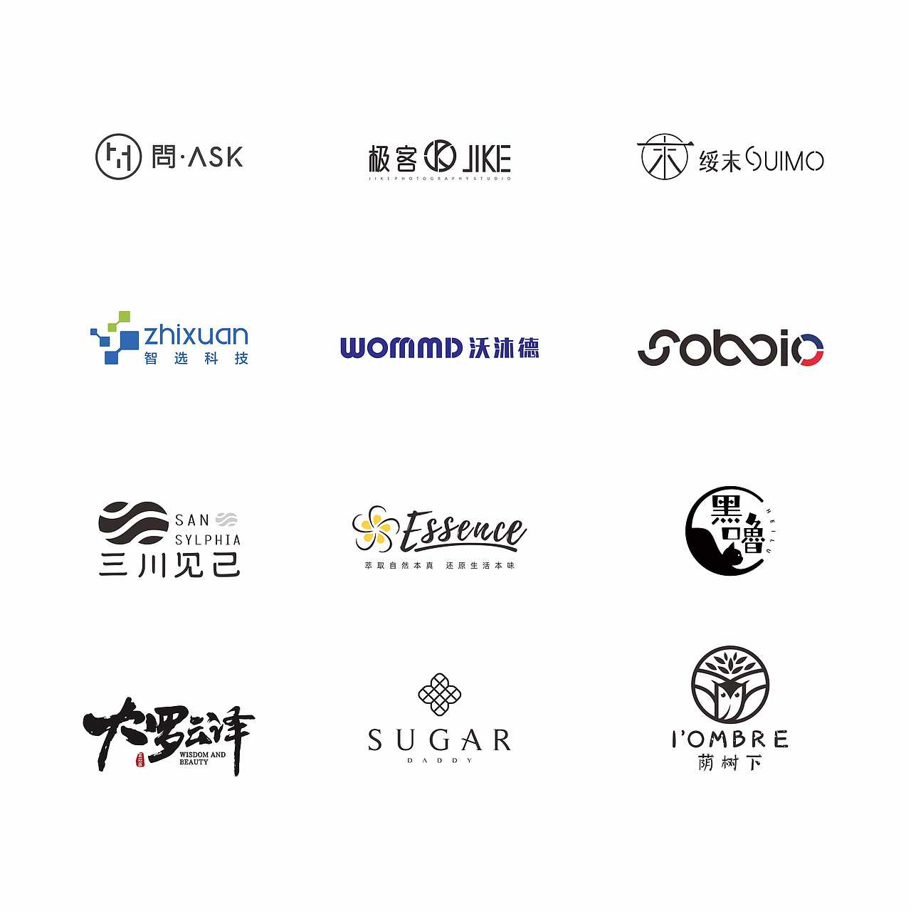 分享部分原创logo（图ZMzk1MTAzNjYw） - Logo - 站酷设计师设计师洛洛er原创素材 - 站酷ZCOOL