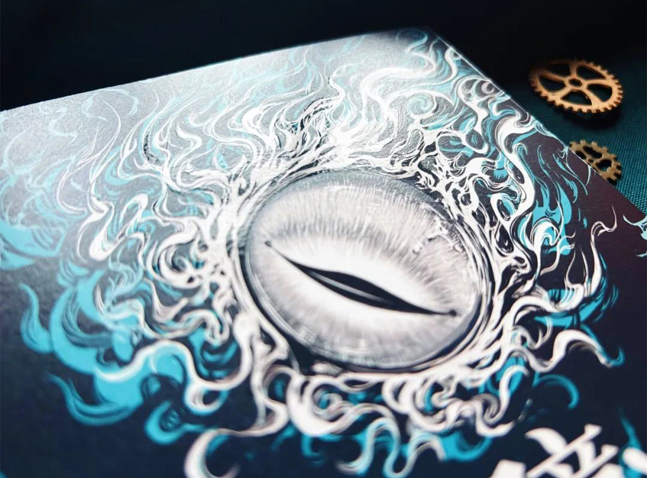 猫瞳及流云处覆UV,增强立体感