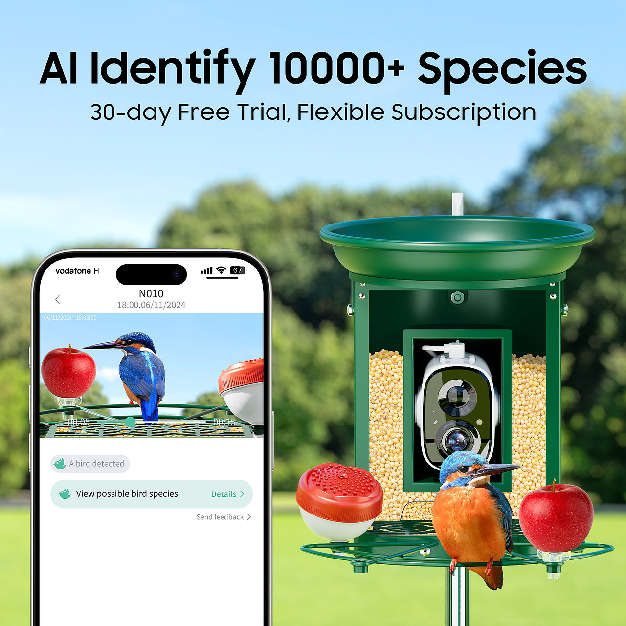 水盆款金属喂鸟器亚马逊主图 A+页面（图ZMzk1MTI1MzQ4） - 玩具 - 站酷设计师SeanVoyager原创素材 - 站酷ZCOOL