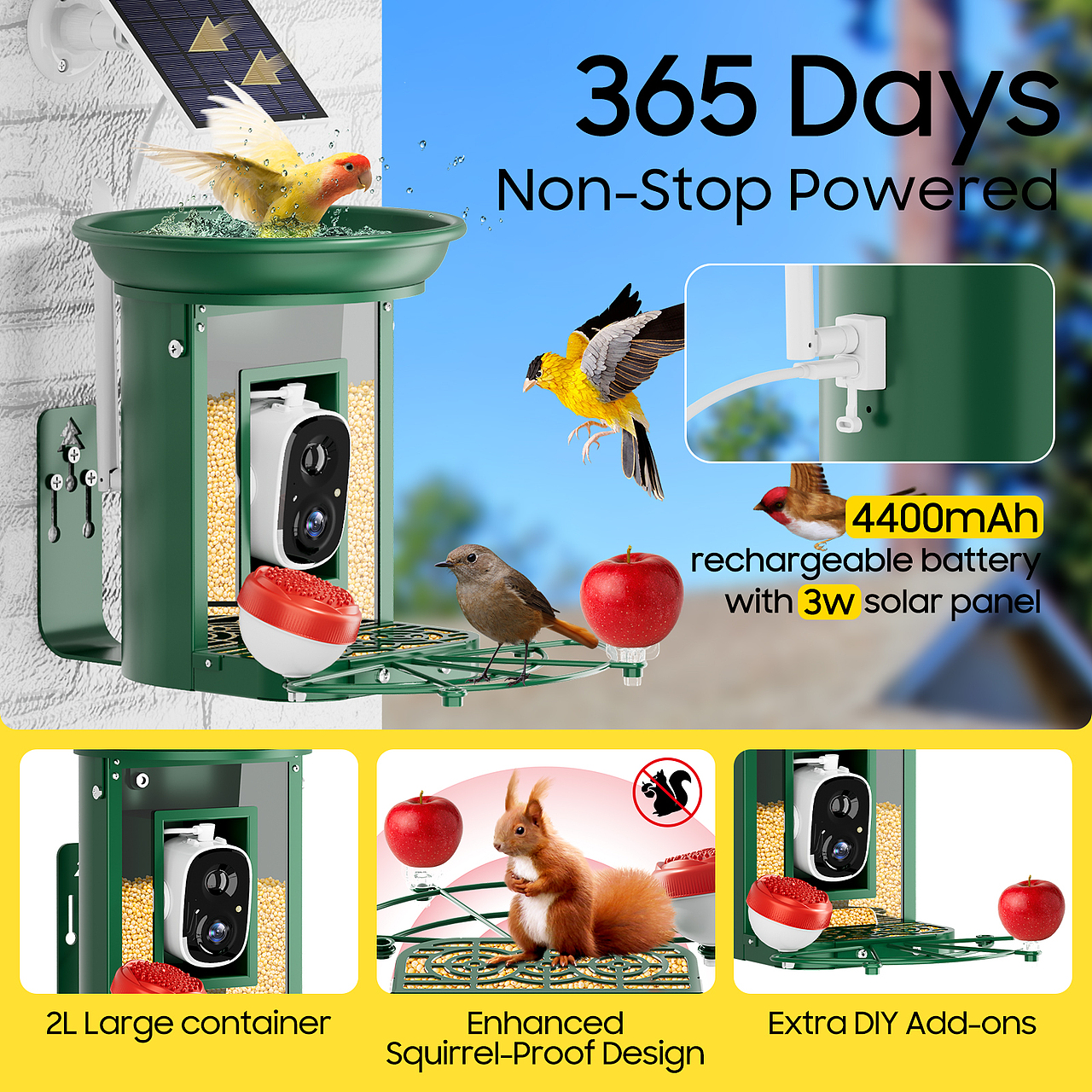 水盆款金属喂鸟器亚马逊主图 A+页面（图ZMzk1MTI1Mzcy） - 玩具 - 站酷设计师SeanVoyager原创素材 - 站酷ZCOOL