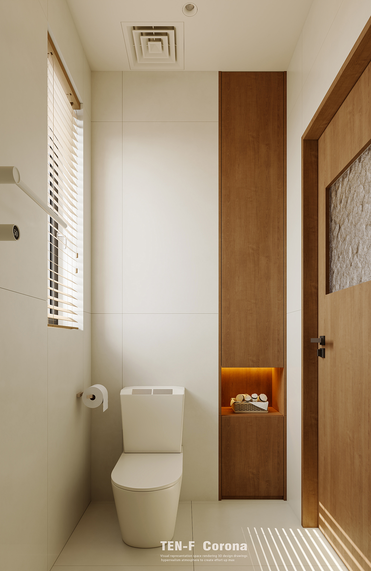 卧室卫生间渲染