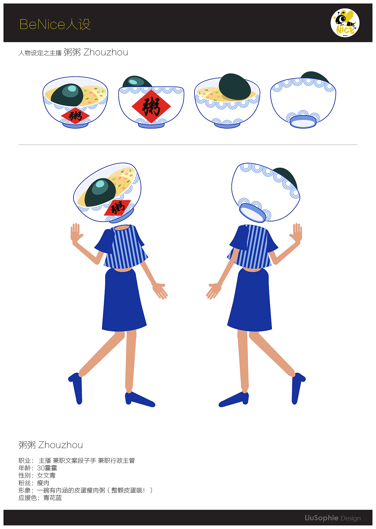 BeNice电台IP人物设计