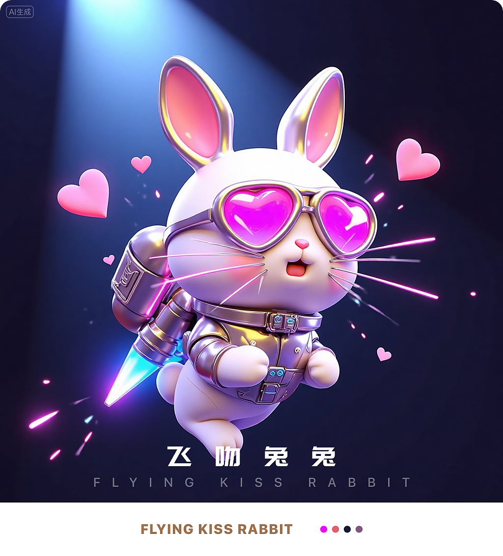 附AI模型一键生成 3D直播间礼物 3D图标 运营素材