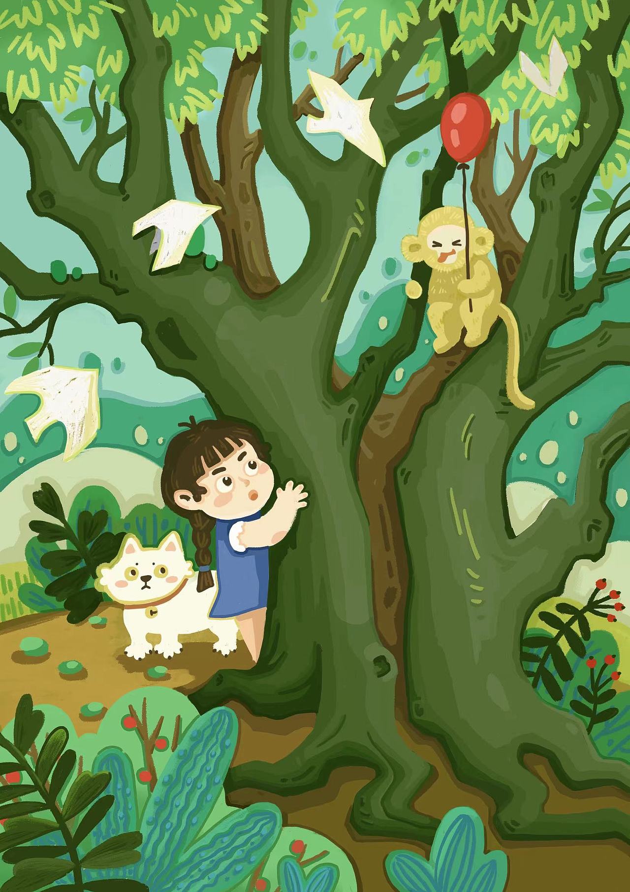 是黄绿色合集！（图ZMzk1MTQ3NjY0） - 儿童插画 - 站酷设计师插画师有茸原创素材 - 站酷ZCOOL