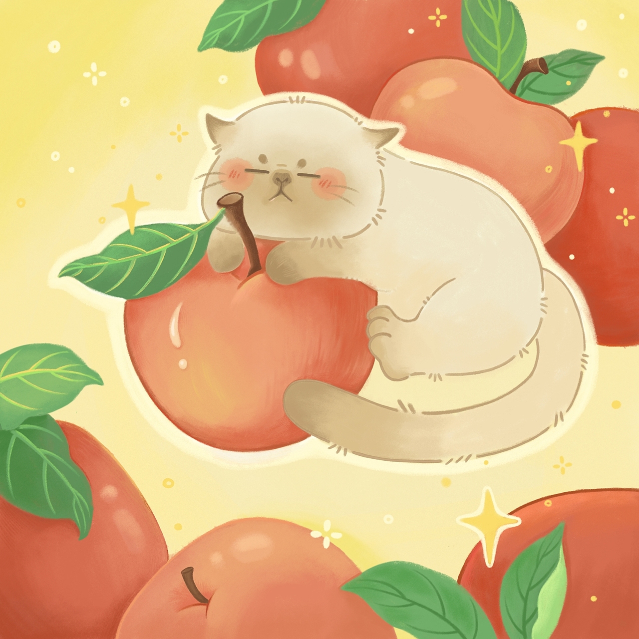 是黄绿色合集！（图ZMzk1MTQ3Njgw） - 儿童插画 - 站酷设计师插画师有茸原创素材 - 站酷ZCOOL