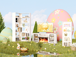 亚马逊节日Banner 复活节Banner