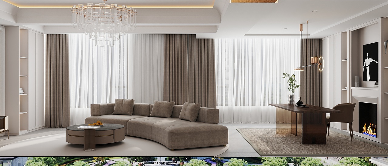 豪苑翡翠城家装效果图（图ZMzk1MTU1OTMy） - 家装设计 - 站酷设计师愿梦想的光照亮你原创素材 - 站酷ZCOOL