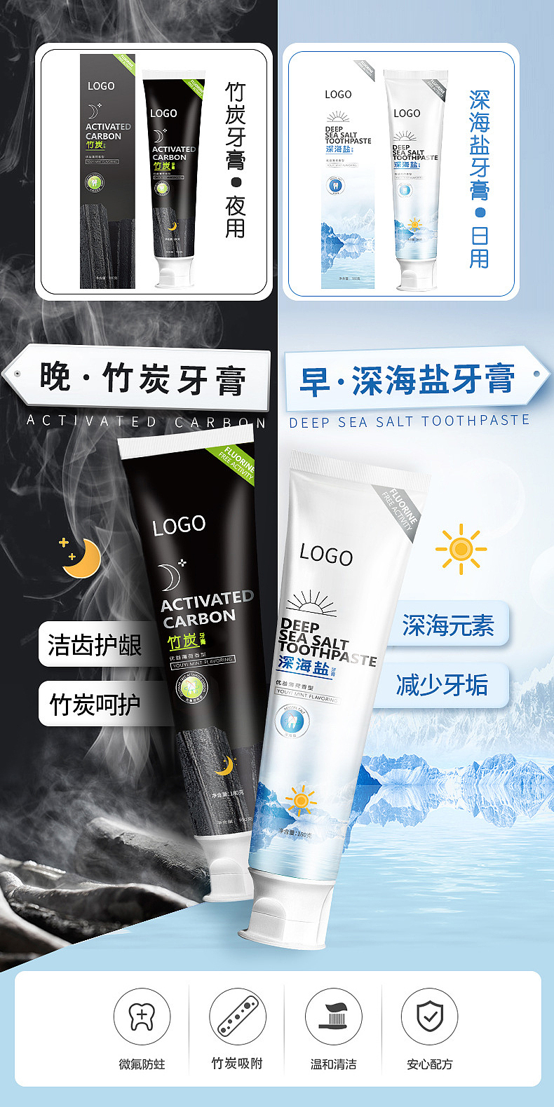 关于牙膏牙刷详情页（图ZMzk1MTU4MzYw） - 海报 - 站酷设计师Z801287038原创素材 - 站酷ZCOOL