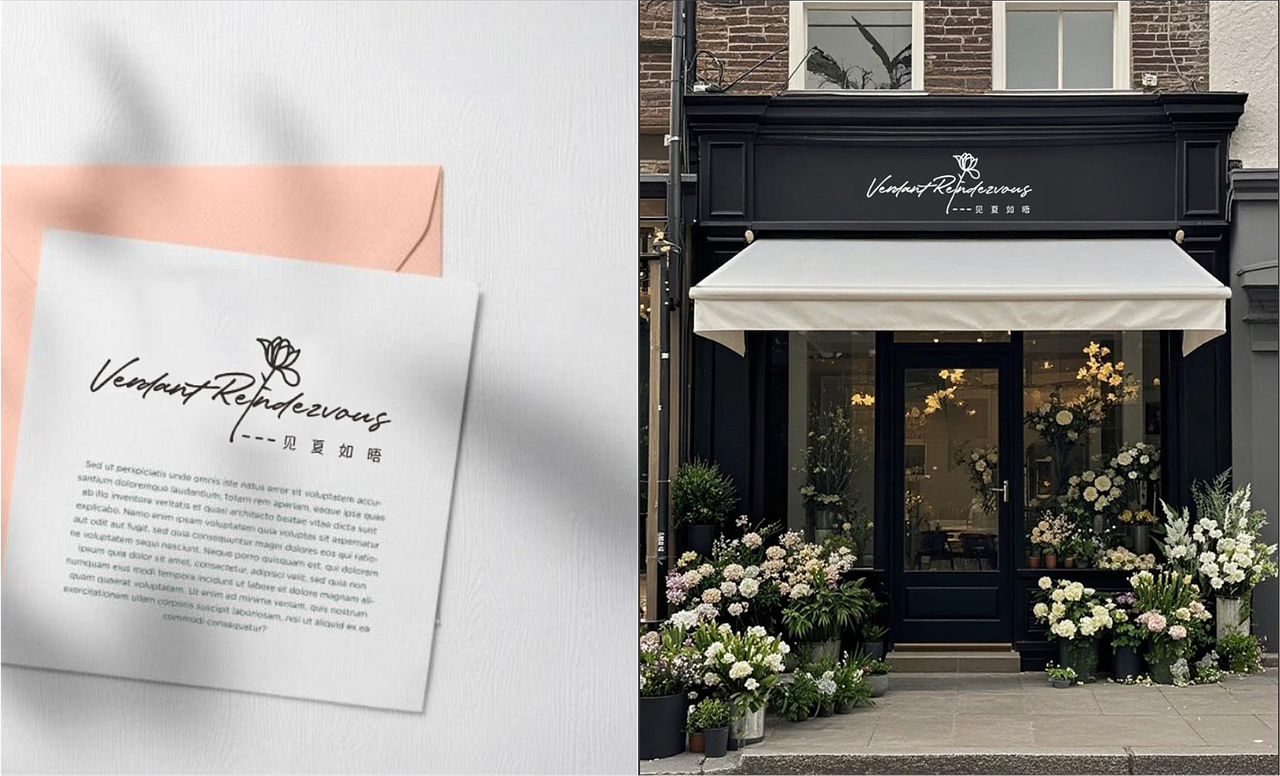 花店工作室logo（图ZMzk1MTYzNDA0） - Logo - 站酷设计师设计师洛洛er原创素材 - 站酷ZCOOL