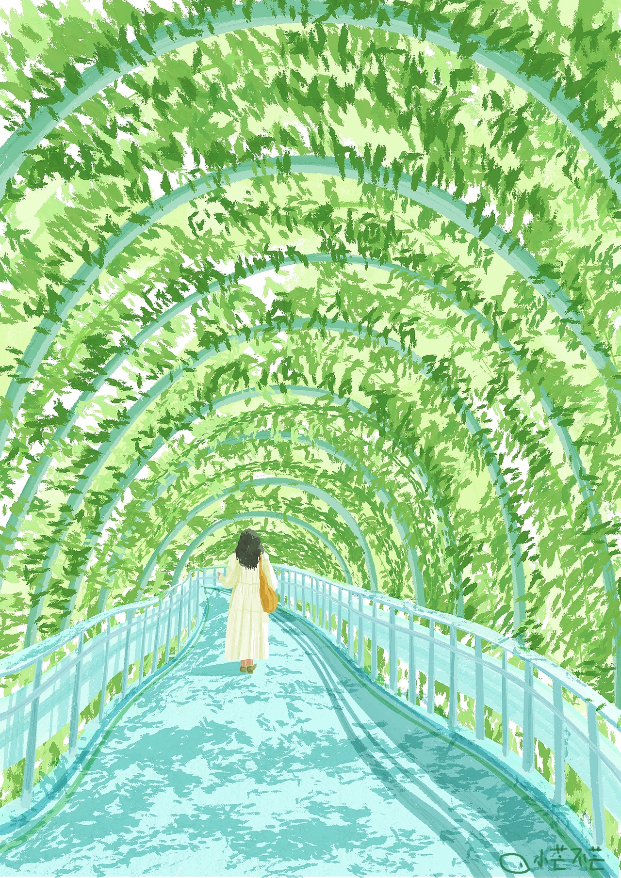 一组关于夏天的插画（图ZMzk1MTY1MTMy） - 创作习作 - 站酷设计师小芒不芒原创素材 - 站酷ZCOOL