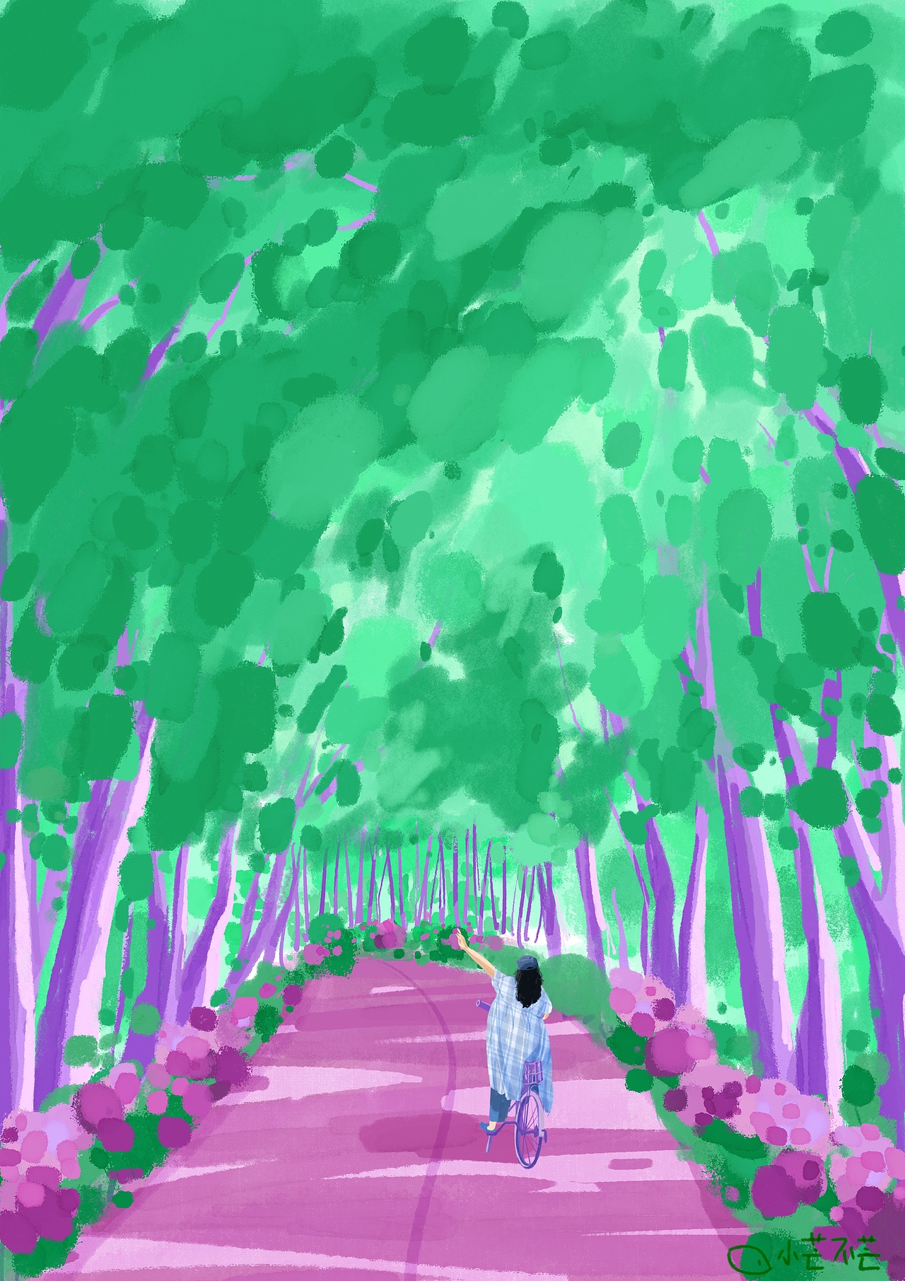 一组关于夏天的插画（图ZMzk1MTY1MTYw） - 创作习作 - 站酷设计师小芒不芒原创素材 - 站酷ZCOOL