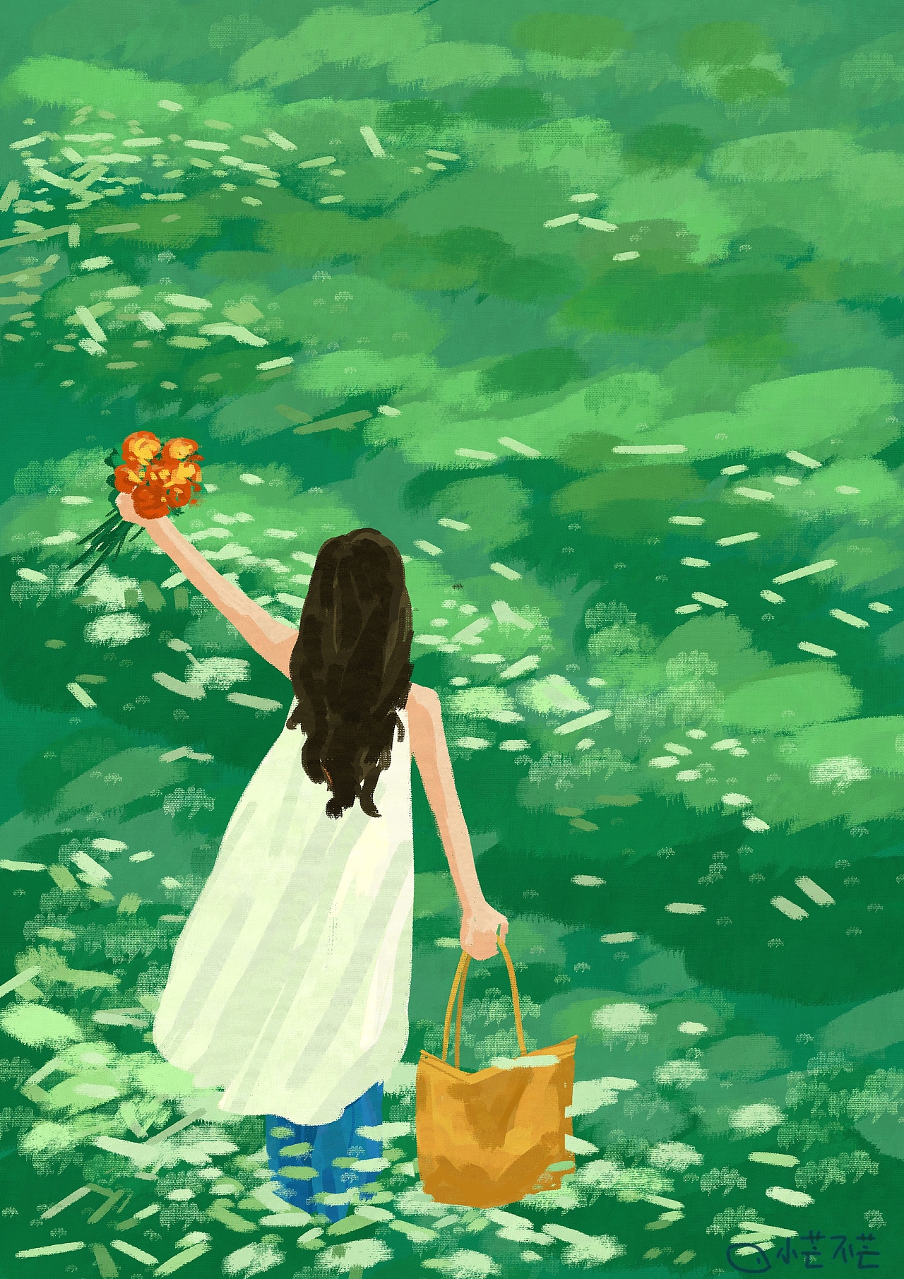 一组关于夏天的插画（图ZMzk1MTY1MTY0） - 创作习作 - 站酷设计师小芒不芒原创素材 - 站酷ZCOOL