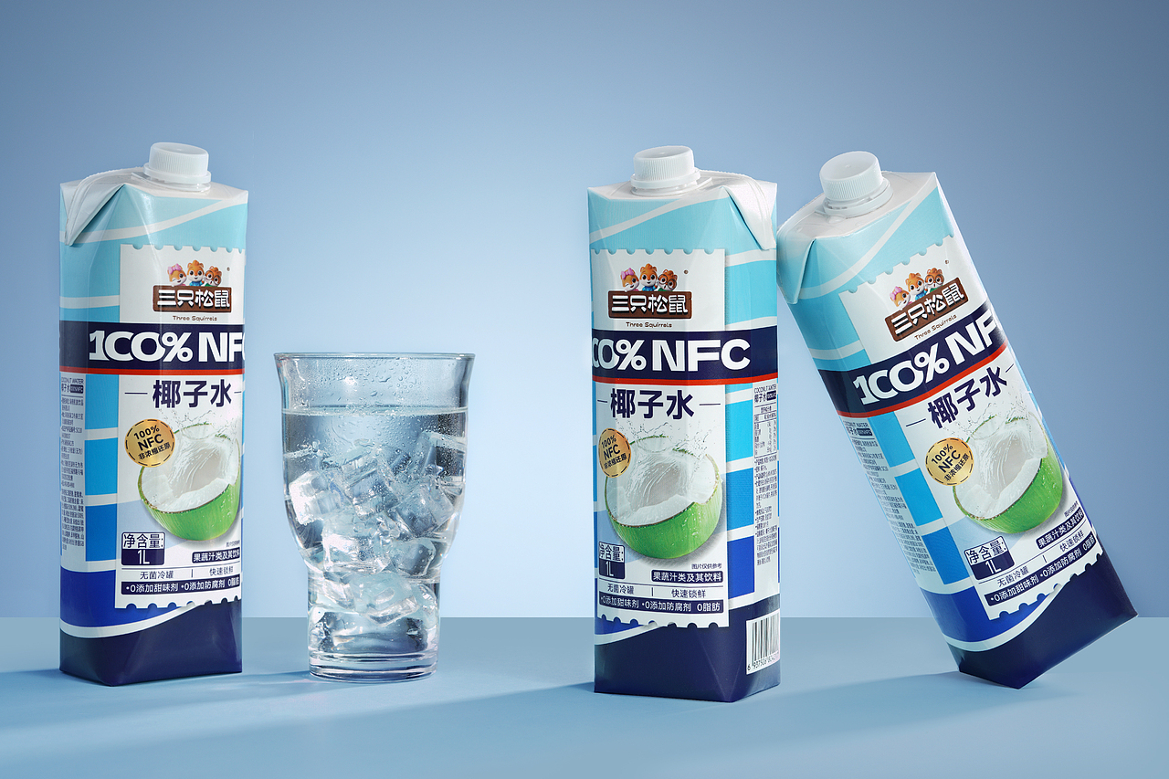 三只松鼠｜NFC椰子水包装设计（图ZMzk1MTcyMzM2） - 包装 - 站酷设计师XXD创意设计原创素材 - 站酷ZCOOL