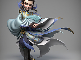 夢幻西游手游角色原畫-逍遙生-AI練習