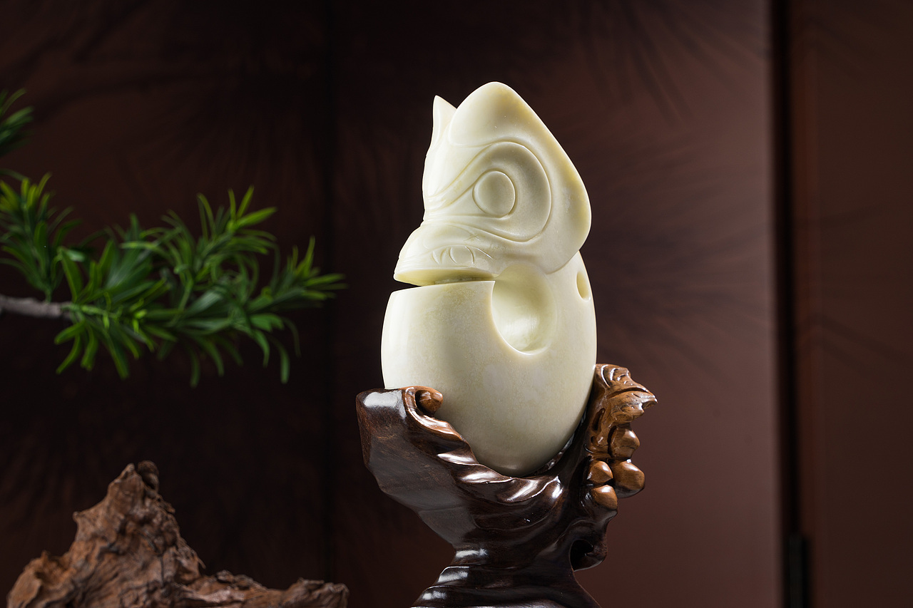 《蒨意》| 玉石摆件 | 博物馆文创 | 装饰品（图ZMzk1MTc3MDA0） - 产品摄影 - 站酷设计师一毛拍美器原创素材 - 站酷ZCOOL