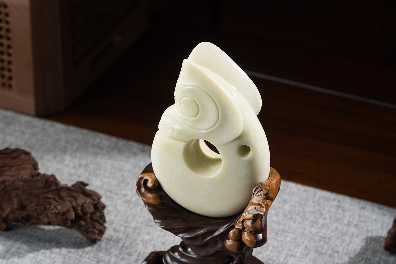 《蒨意》| 玉石摆件 | 博物馆文创 | 装饰品（图ZMzk1MTc3MDA4） - 产品摄影 - 站酷设计师一毛拍美器原创素材 - 站酷ZCOOL