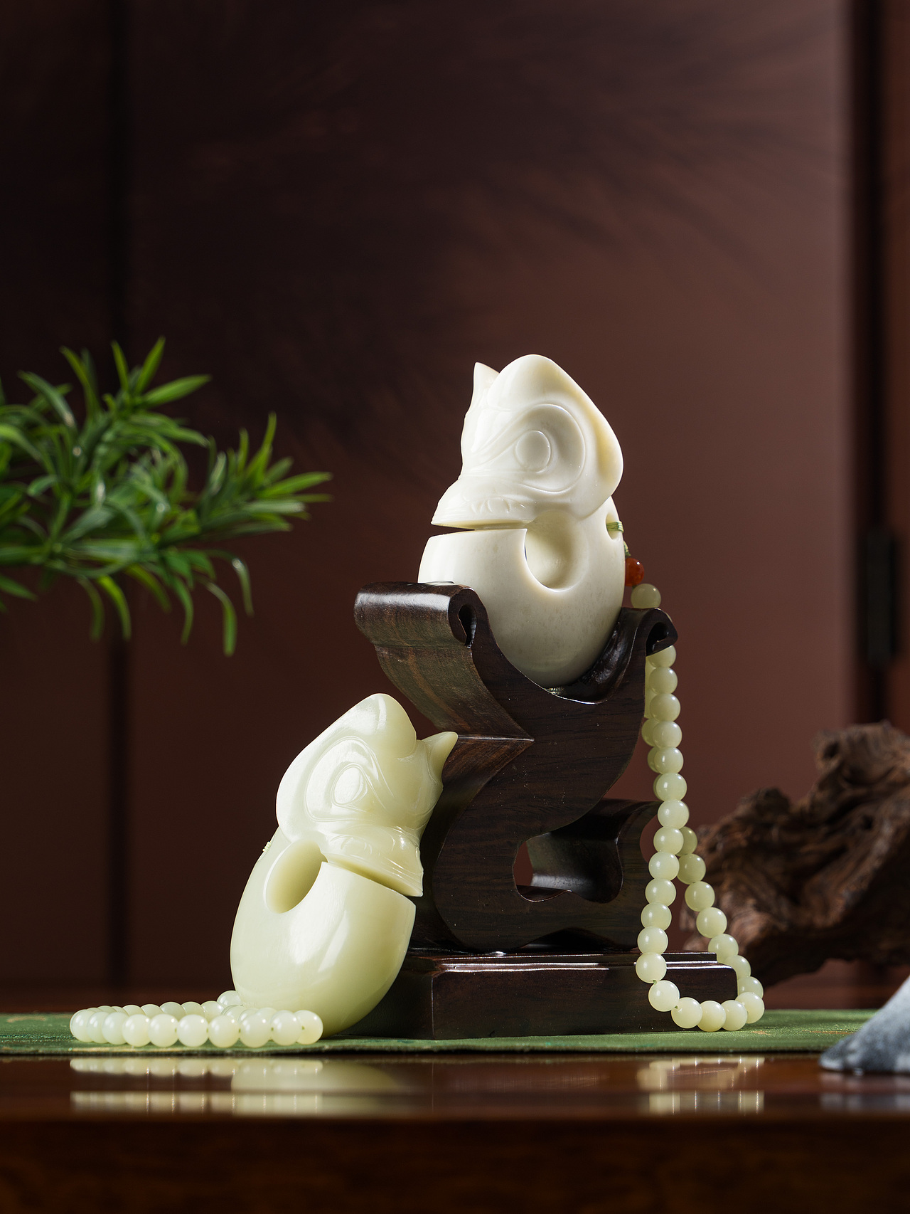 《系我心弦》| 玉石摆件 | 手把件 | 装饰品 | 文创（图ZMzk1MTc3Mzky） - 产品摄影 - 站酷设计师一毛拍美器原创素材 - 站酷ZCOOL