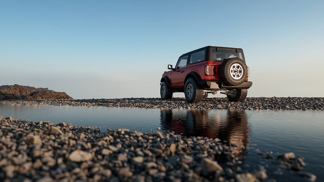 福特烈马汽车渲染