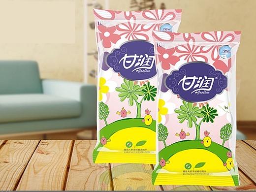 ganrun甘润湿巾品牌设计系列