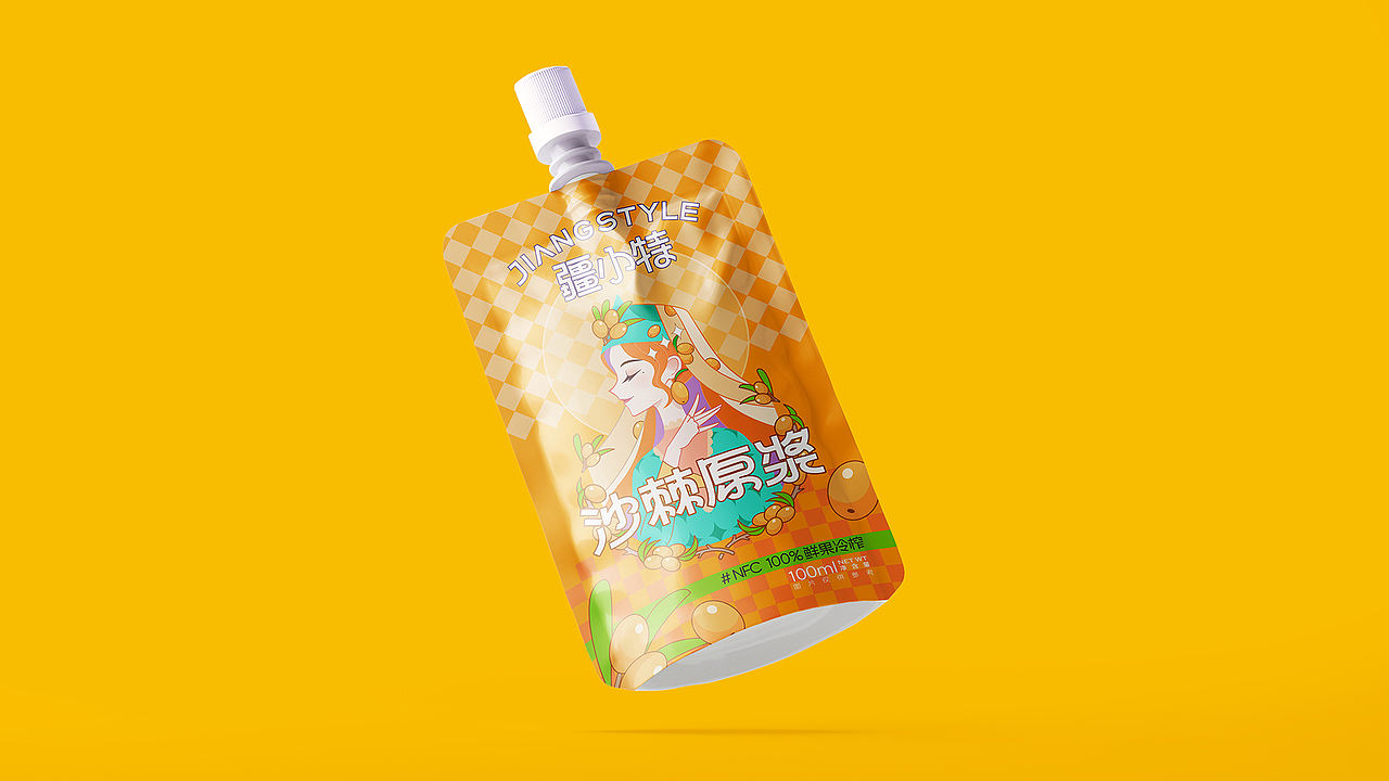 疆小特X思越 | 系列饮品包装设计（图ZMzk1MTgyMTI0） - 包装 - 站酷设计师杨思越原创素材 - 站酷ZCOOL