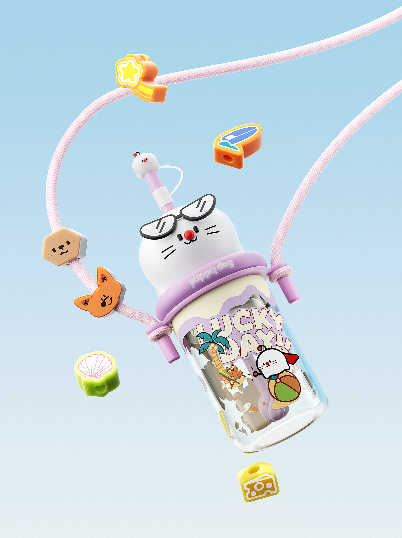 puppy  dog水杯设计。