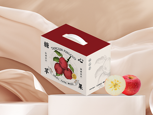 《糖心苹果》农产品苹果包装设计