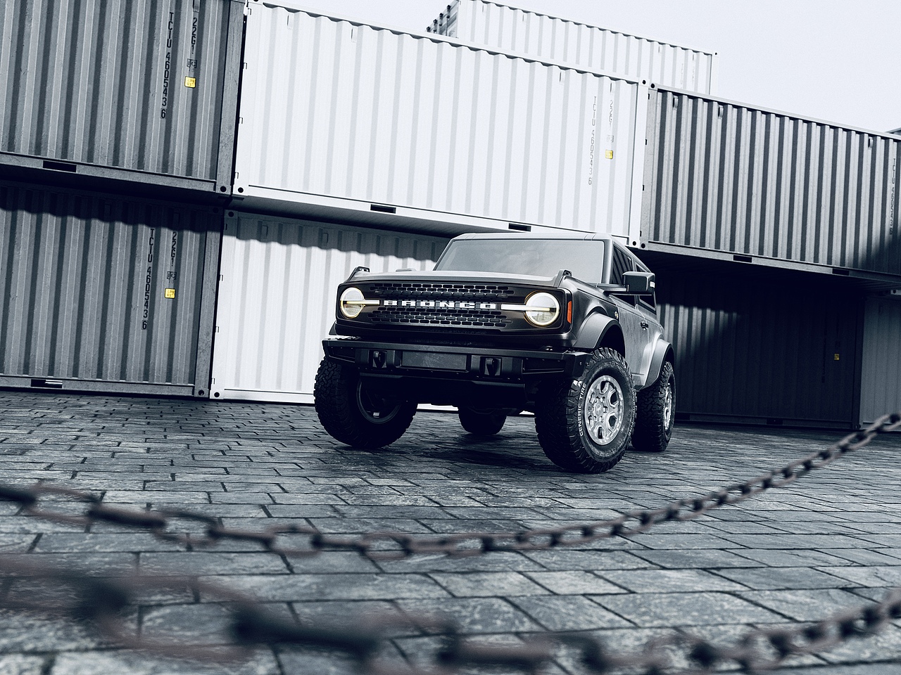 汽车渲染-福特烈马