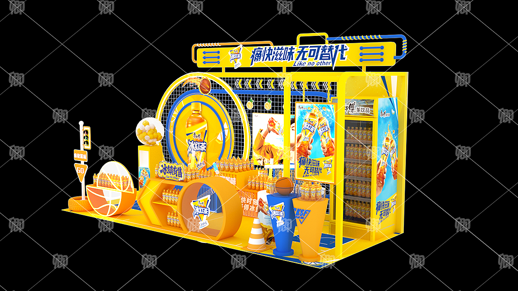 篮球赛和冰红茶更配哦