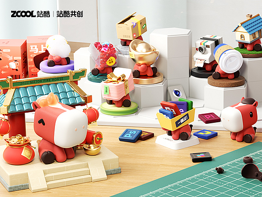 马上成真系列盲盒丨原创小骅驹IP-小马十句