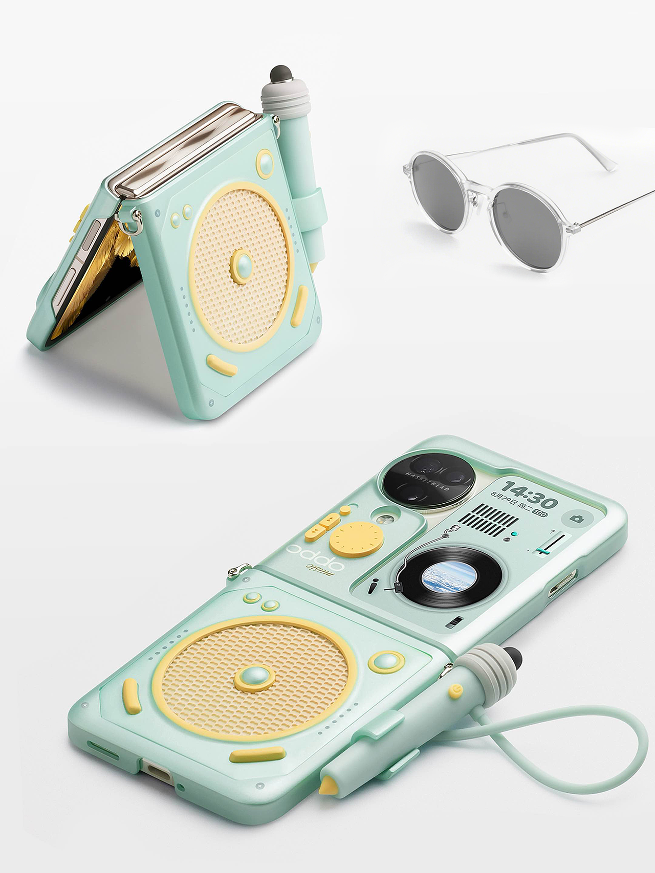 OPPO｜Find N3 Flip 小折叠创意手机壳（图ZMzk1MTk0MzE2） - 生活用品 - 站酷设计师西3DESIGN原创素材 - 站酷ZCOOL