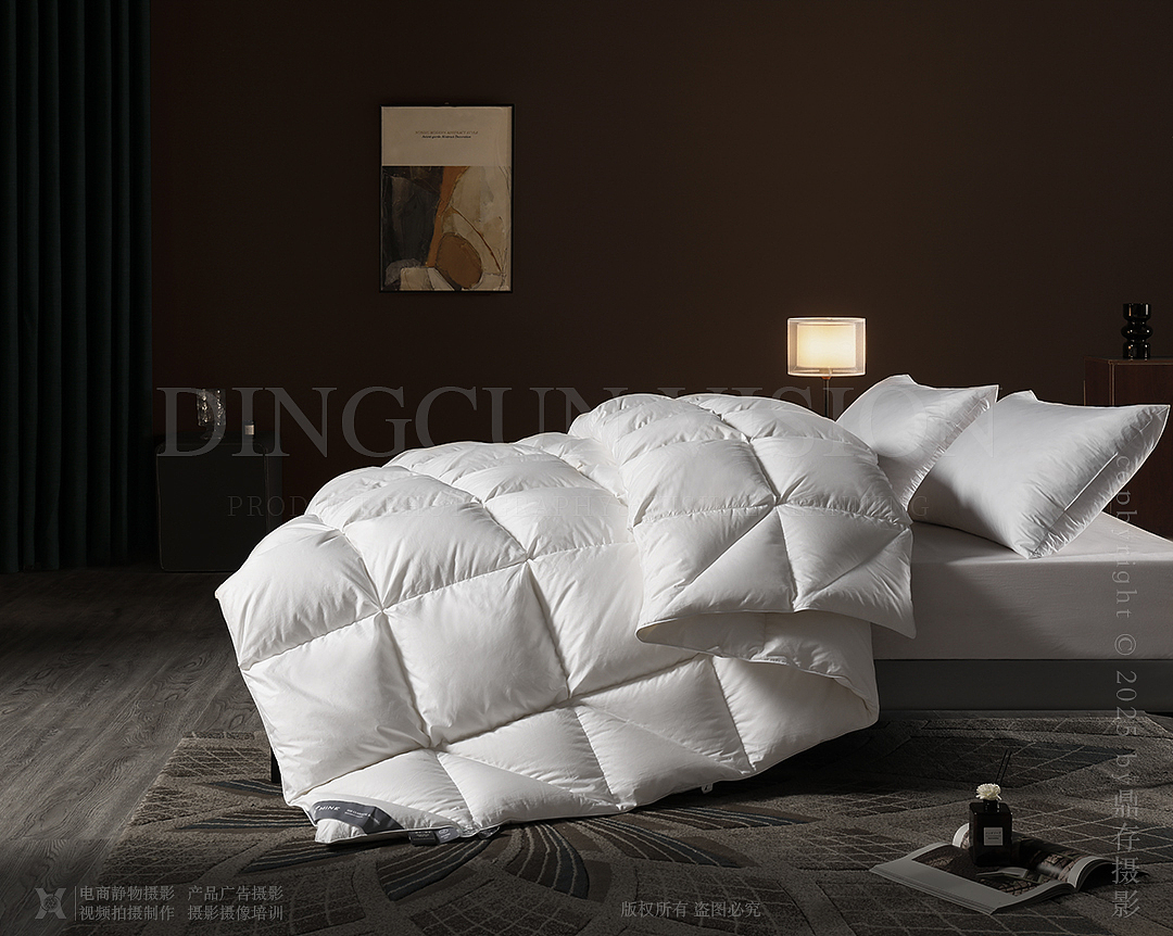 羽绒被拍摄/床上用品摄影