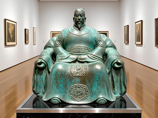 《朱元璋》雕像赵玉昌作品