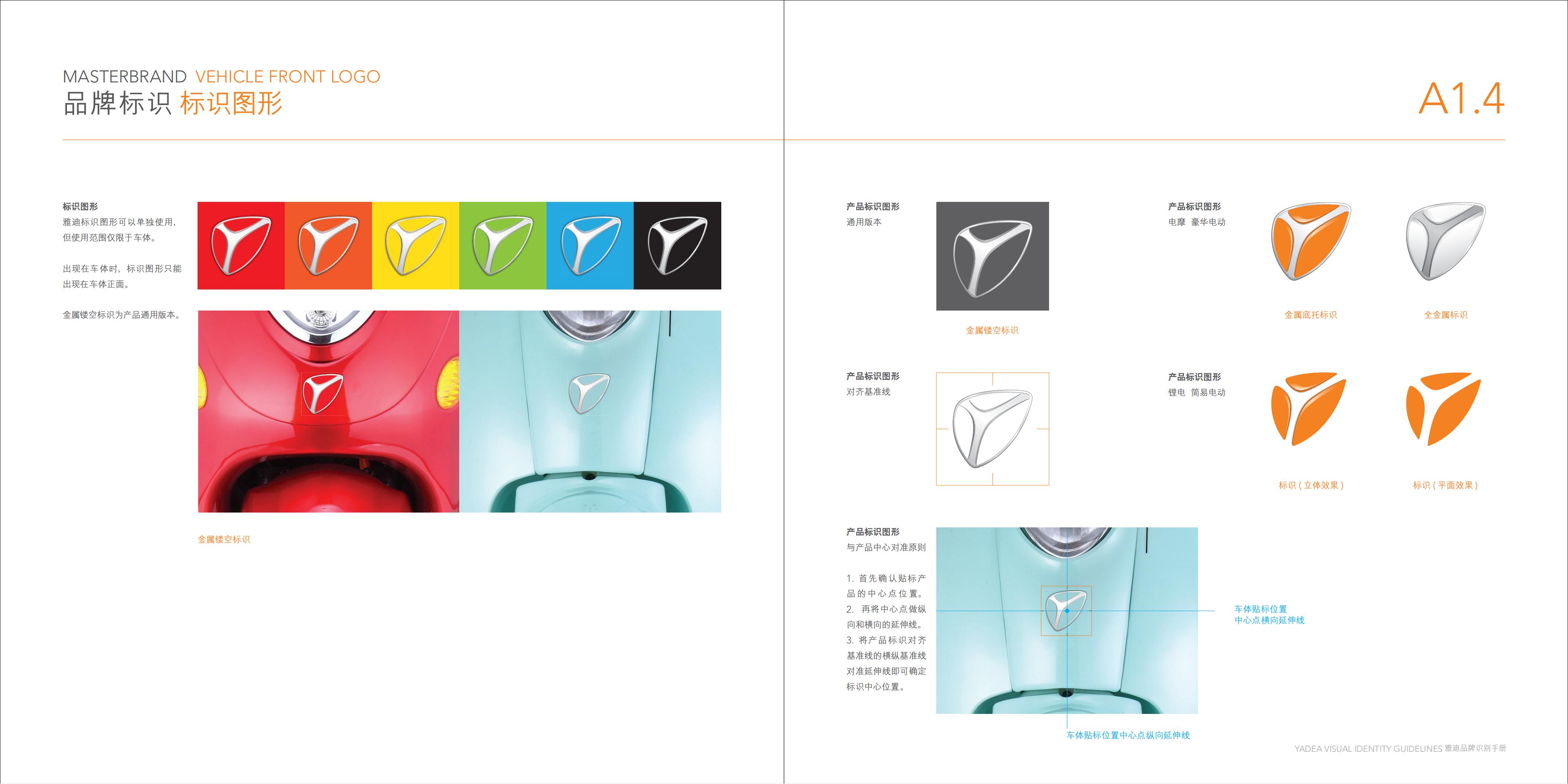 雅迪品牌Vi手册电动车小毛驴LOGO标志设计视觉形象可编辑源文件（图ZMTUxOTQwOTI=） - 观点 - 站酷设计师Tushine图象灵感原创素材 - 站酷ZCOOL