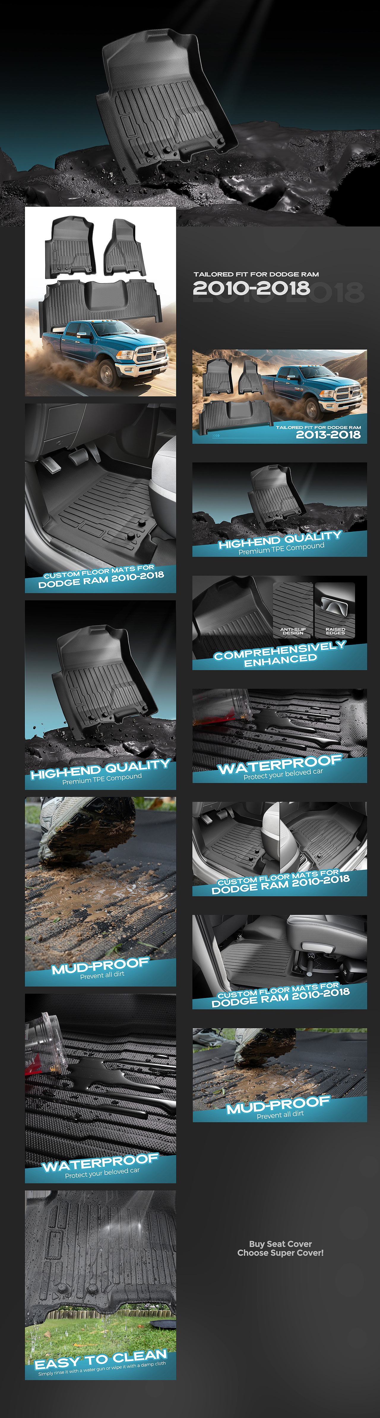 Amazon亞馬遜汽車腳墊（圖ZMzk1MjQwNzQ0） - 其他平面 - 站酷設計師一見鴻爺誤終生原創(chuàng)素材 - 站酷ZCOOL