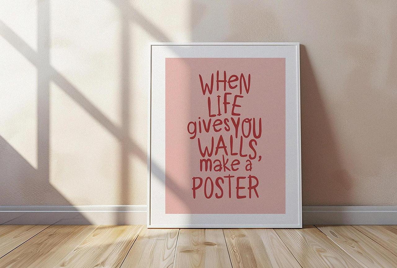 3款趣味可爱手稿草图笔记涂鸦封面标语手写英文字体