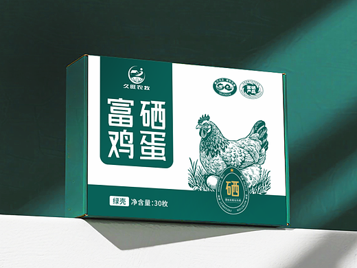 富硒鸡蛋包装